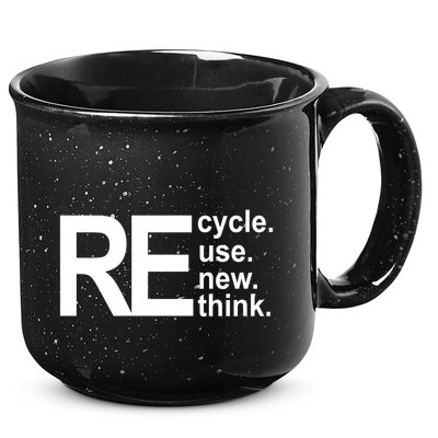 Recycle Recycle Reuse Renew Rethink 15oz Campfire Ceramic Mug