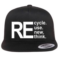 Recycle Recycle Reuse Renew Rethink Flatbill Hat