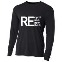 Recycle Recycle Reuse Renew Rethink Cooling Performance Long Sleeve Crew