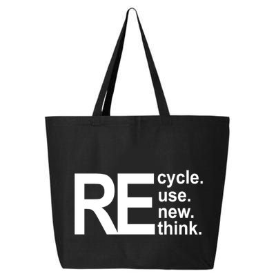 Recycle Recycle Reuse Renew Rethink 25L Jumbo Tote