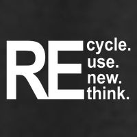 Recycle Recycle Reuse Renew Rethink 25L Jumbo Tote