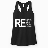 Recycle Recycle Reuse Renew Rethink Womens Tank Top