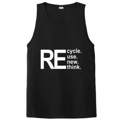Recycle Recycle Reuse Renew Rethink PosiCharge Competitor Tank