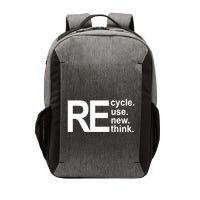 Recycle Recycle Reuse Renew Rethink Vector Backpack