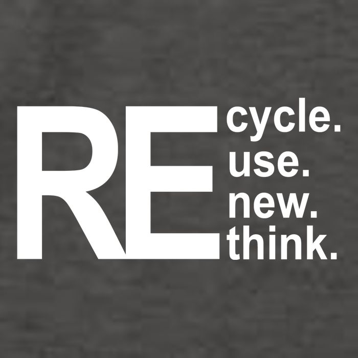 Recycle Recycle Reuse Renew Rethink Vector Backpack