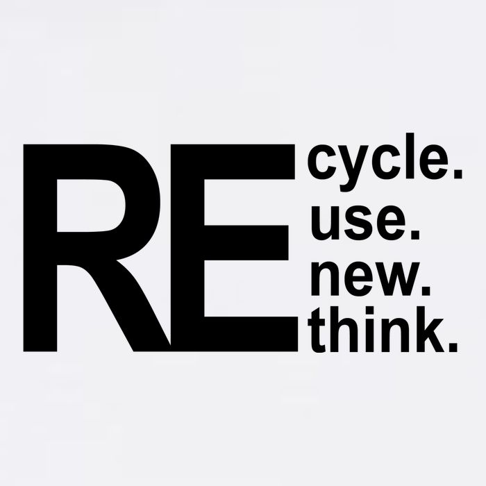 Recycle Recycle Reuse Renew Rethink Garment-Dyed Sweatshirt