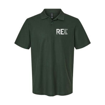 Recycle Reuse Renew Rethink Earth Day 22 April Crisis Environmental Activism Softstyle Adult Sport Polo