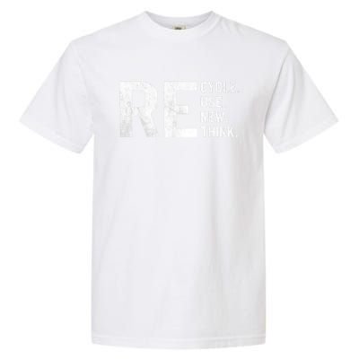 Recycle Reuse Renew Rethink Earth Day 22 April Crisis Environmental Activism Garment-Dyed Heavyweight T-Shirt