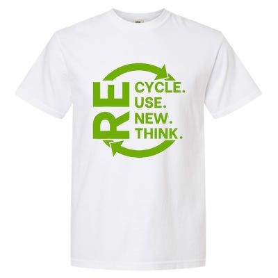 Recycle Reuse Renew Rethink Crisis Environmental Activism Garment-Dyed Heavyweight T-Shirt