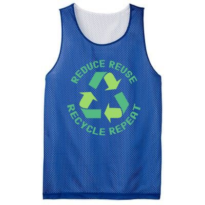 Reduce Reuse Recycle Repeat Recycling Earth Day Environt Cute Gift Mesh Reversible Basketball Jersey Tank