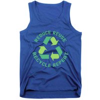 Reduce Reuse Recycle Repeat Recycling Earth Day Environt Cute Gift Tank Top