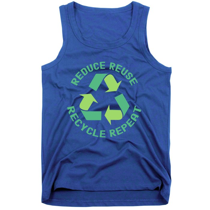 Reduce Reuse Recycle Repeat Recycling Earth Day Environt Cute Gift Tank Top