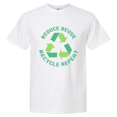 Reduce Reuse Recycle Repeat Recycling Earth Day Environt Cute Gift Garment-Dyed Heavyweight T-Shirt