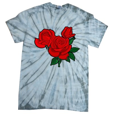 Red Roses Tie-Dye T-Shirt