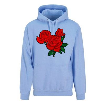 Red Roses Unisex Surf Hoodie