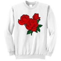 Red Roses Sweatshirt