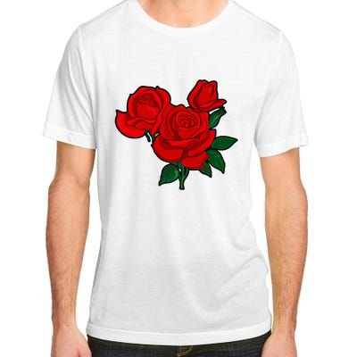 Red Roses Adult ChromaSoft Performance T-Shirt