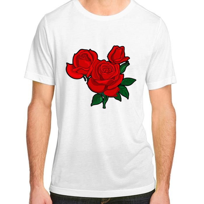 Red Roses Adult ChromaSoft Performance T-Shirt