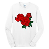 Red Roses Tall Long Sleeve T-Shirt