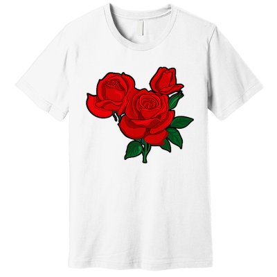 Red Roses Premium T-Shirt