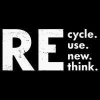 Retro Recycle Reuse Renew Rethink Crisis Mousepad