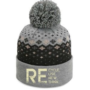 Recycle Reuse Renew Rethink Meaningful Gift The Baniff Cuffed Pom Beanie