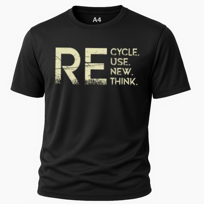 Recycle Reuse Renew Rethink Meaningful Gift Performance Shirt