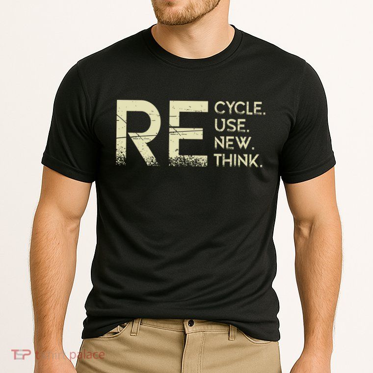 Recycle Reuse Renew Rethink Meaningful Gift Performance Shirt