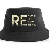 Recycle Reuse Renew Rethink Meaningful Gift Sustainable Bucket Hat