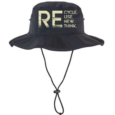 Recycle Reuse Renew Rethink Meaningful Gift Bucket Hat