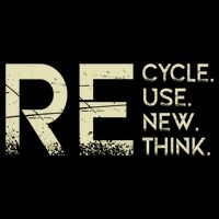 Recycle Reuse Renew Rethink Meaningful Gift Cooling Performance Long Sleeve Crew