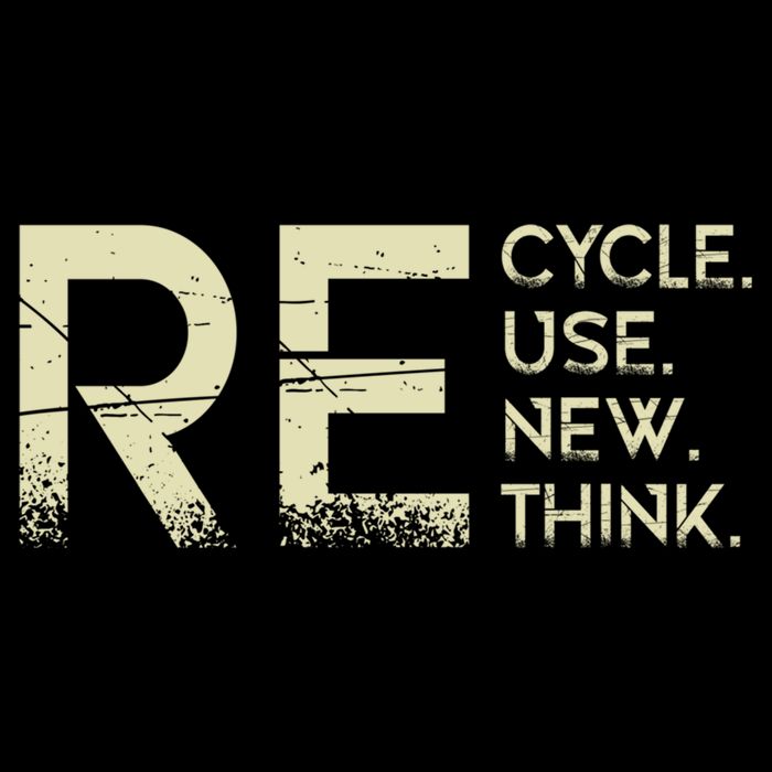 Recycle Reuse Renew Rethink Meaningful Gift Cooling Performance Long Sleeve Crew