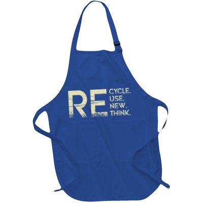 Recycle Reuse Renew Rethink Meaningful Gift Apron