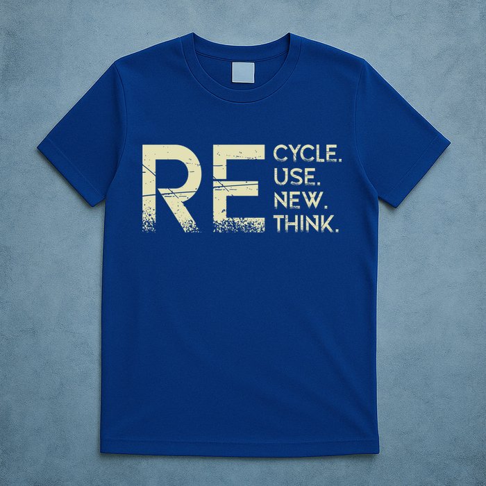 Recycle Reuse Renew Rethink Meaningful Gift T-Shirt