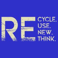 Recycle Reuse Renew Rethink Meaningful Gift Button