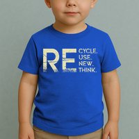 Recycle Reuse Renew Rethink Meaningful Gift Toddler T-Shirt