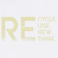 Recycle Reuse Renew Rethink Meaningful Gift Garment-Dyed Sweatshirt