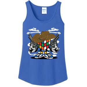 Rubik Rubix Rubics Magic Cube Puzzle Solvers Players Graphic Cute Gift Ladies Essential Tank