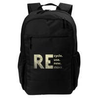 Recycle Reuse Renew Rethink Earth Day Backpack