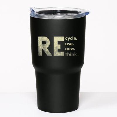 Recycle Reuse Renew Rethink Earth Day Tumbler