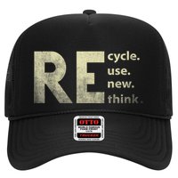 Recycle Reuse Renew Rethink Earth Day Trucker Hat