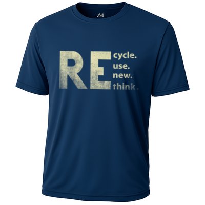 Recycle Reuse Renew Rethink Earth Day Performance Shirt