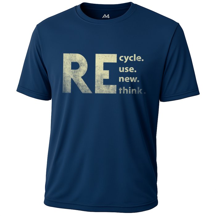 Recycle Reuse Renew Rethink Earth Day Performance Shirt