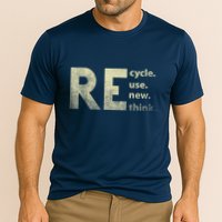 Recycle Reuse Renew Rethink Earth Day Performance Shirt