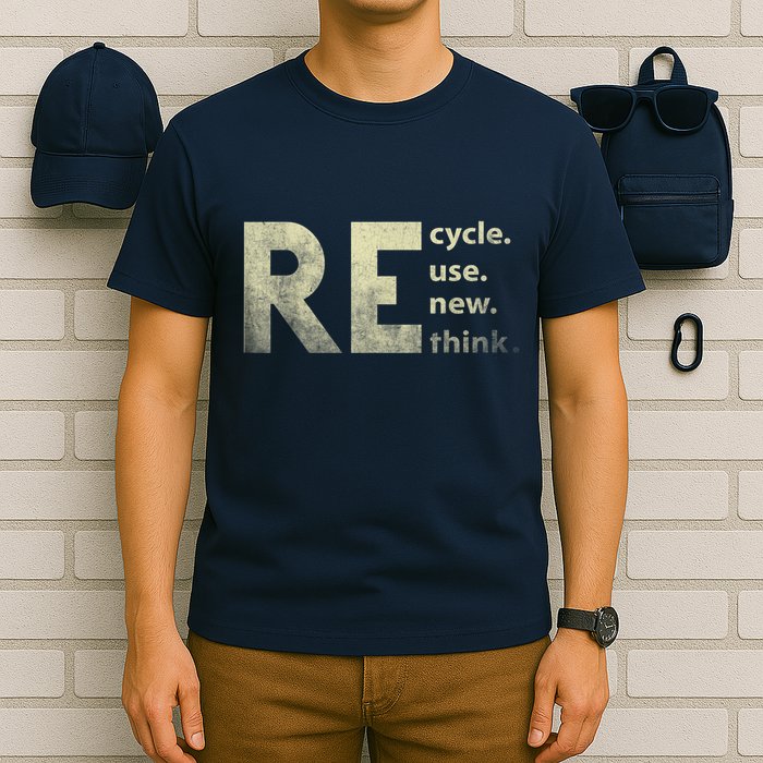Recycle Reuse Renew Rethink Earth Day T-Shirt