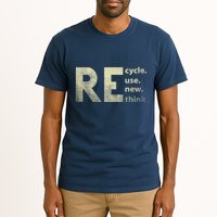 Recycle Reuse Renew Rethink Earth Day Tall T-Shirt