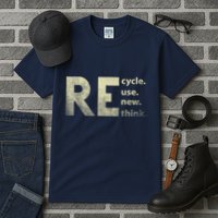 Recycle Reuse Renew Rethink Earth Day Tall T-Shirt