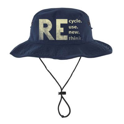 Recycle Reuse Renew Rethink Earth Day Legacy Cool Fit Booney Bucket Hat