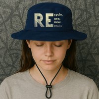 Recycle Reuse Renew Rethink Earth Day Bucket Hat