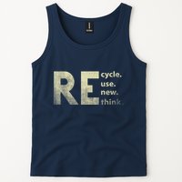 Recycle Reuse Renew Rethink Earth Day Tank Top